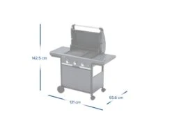 Campingaz Gasbarbecue 3 Series Select 3 EXS -Bo Camp Winkel 139 5 campingaz gasbarbecue 3 series select 3 exs afmeting open 2181074