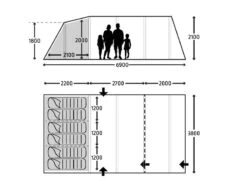 Nieuwkomers -Bo Camp Winkel 15 1 kampa tunneltent hayling 6 9120001259