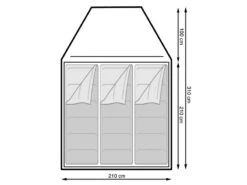 Eurotrail Koepeltent Campsite Rocky 3 Polyester -Bo Camp Winkel 17 2 eurotrail koepeltent campsite rocky 3 polyester ette0806 0904