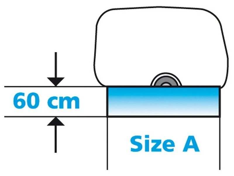Eurotrail Caravan Tochtstrook Licht Grijs 4 Eurotrail Caravan Tochtstrook Licht Grijs - Afbeelding 2