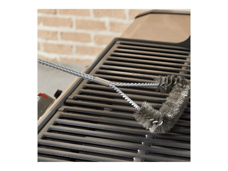Weber Grillborstel, Driezijdig, 46 Cm 4 Weber Grillborstel, Driezijdig, 46 Cm - Afbeelding 2