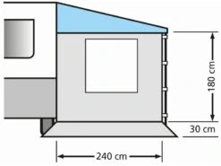Eurotrail Universele Zijwand Voor Caravan-en Voortent Luifel 240 Cm. Met Raam 5 Eurotrail Universele Zijwand Voor Caravan-en Voortent Luifel 240 Cm. Met Raam -Bo Camp Winkel 53 1 eurotrail universele zijwand voor caravan en voortent luifel 240 cm met raam afmeting etct0024240w
