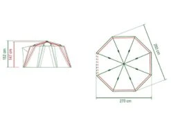 Coleman Familie Tent Octago Blue-lime -Bo Camp Winkel 65 2 coleman familie tent octago blue lime 2000035194