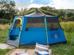 Coleman Familie Tent Octago Blue-lime -Bo Camp Winkel 65 5 coleman familie tent octago blue lime 2000035194