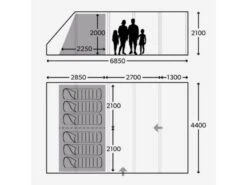 Dometic Opblaasbare Familie Tent Ftt Rarotonga 601 -Bo Camp Winkel 8 2 dometic opblaasbare familie tent ftt rarotonga 601 9120001466