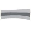 Bo-Camp LeevZ Windscherm Willow 3 Vaks - 5x1,4 Meter -Bo Camp Winkel bo camp windscherm polyester populair stabiel 4367651