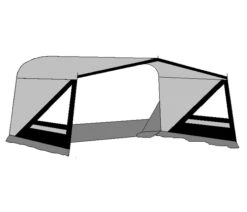 Te Velde Luifel Tarik 220 Cm Antraciet